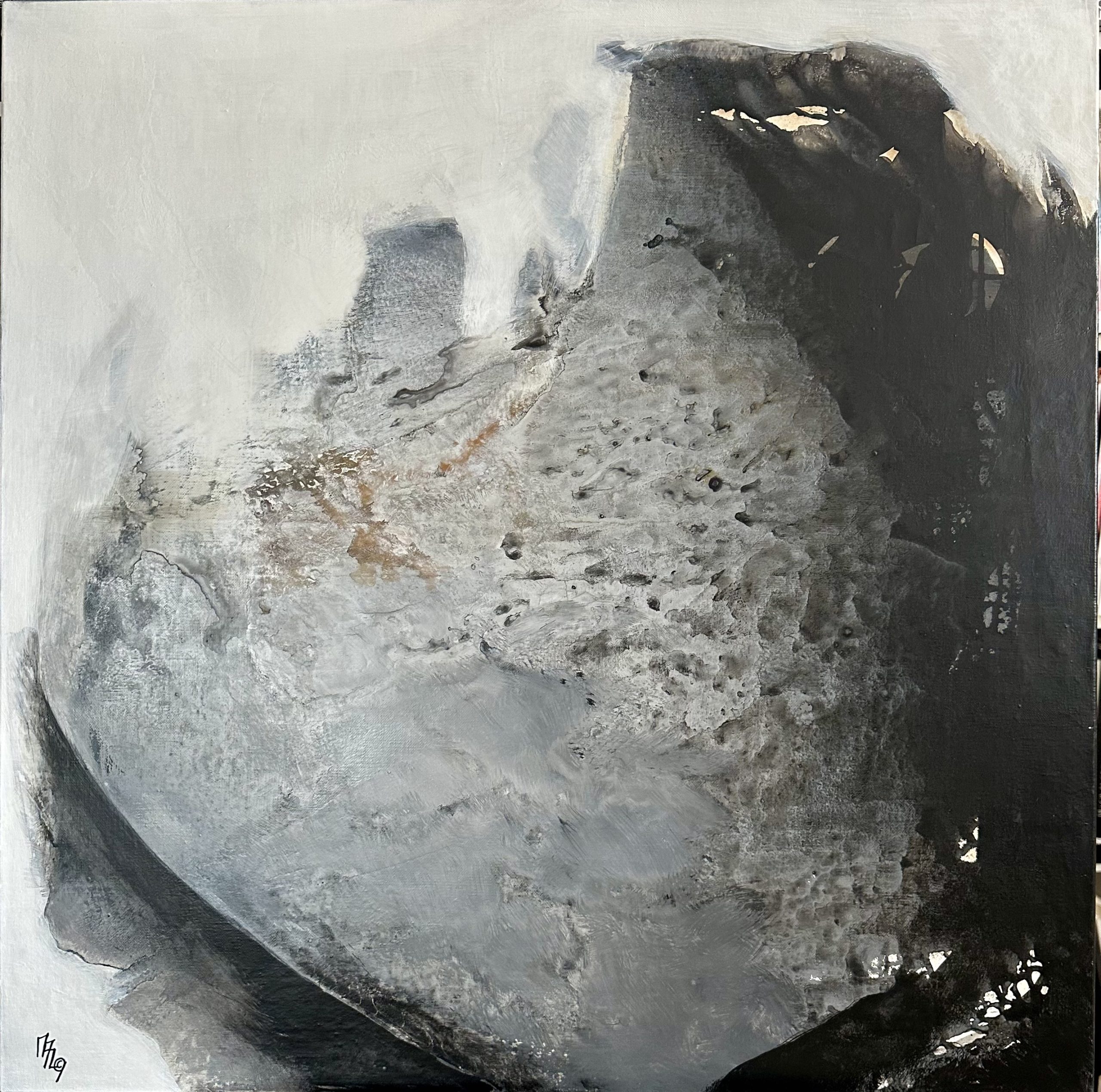 MALCQ - L'or des failles - 70/70cm 1100€